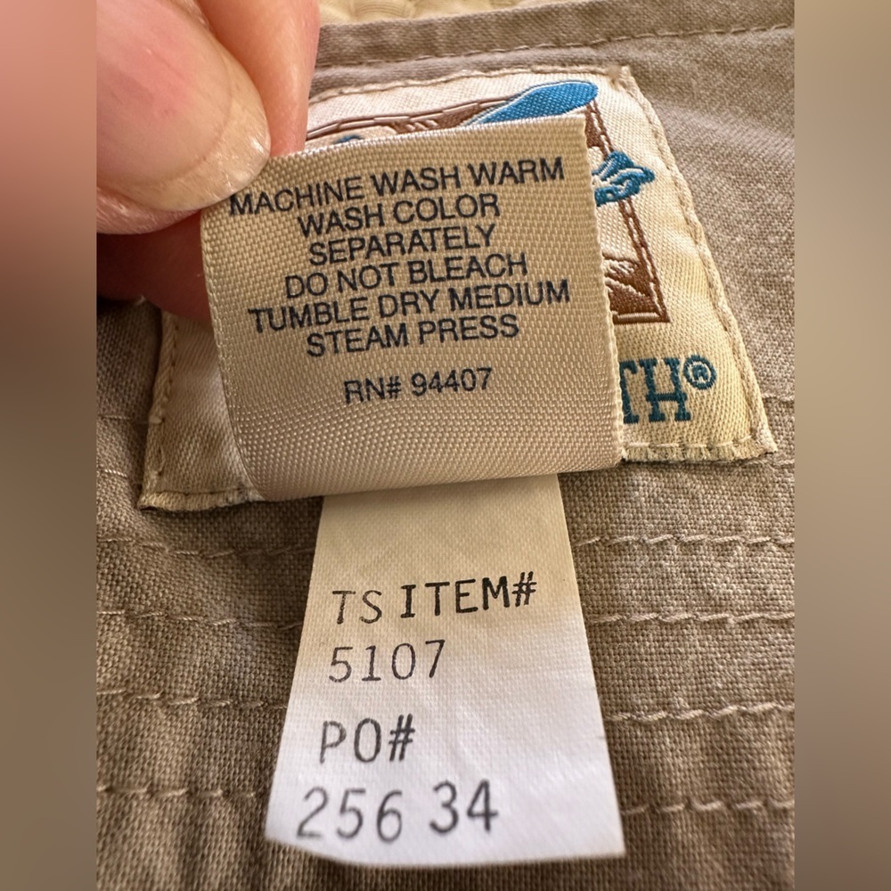 TravelSmith Utility Safari Vest | Cotton Fishing Photographer Vest Size S - Picture 8 of 11